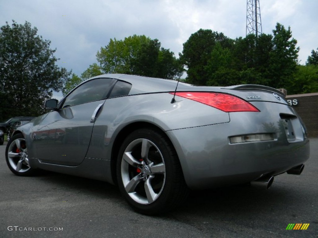 2006 350Z Enthusiast Coupe - Silverstone Metallic / Carbon Black photo #8