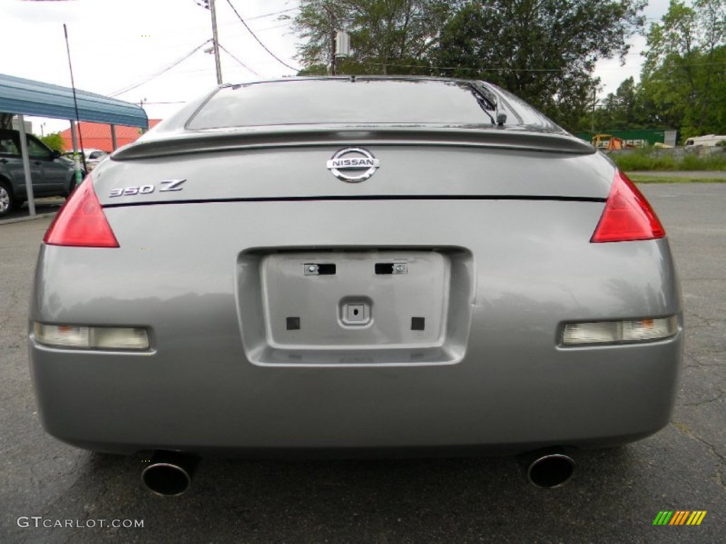 2006 350Z Enthusiast Coupe - Silverstone Metallic / Carbon Black photo #9