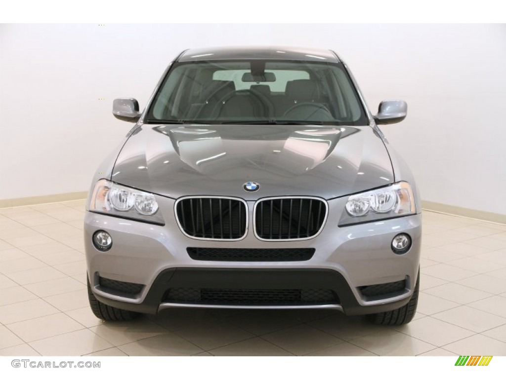 2013 X3 xDrive 28i - Space Gray Metallic / Black photo #2