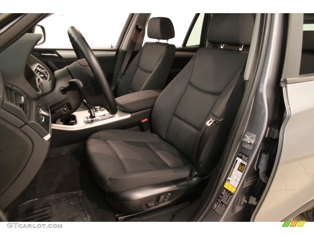 2013 X3 xDrive 28i - Space Gray Metallic / Black photo #5