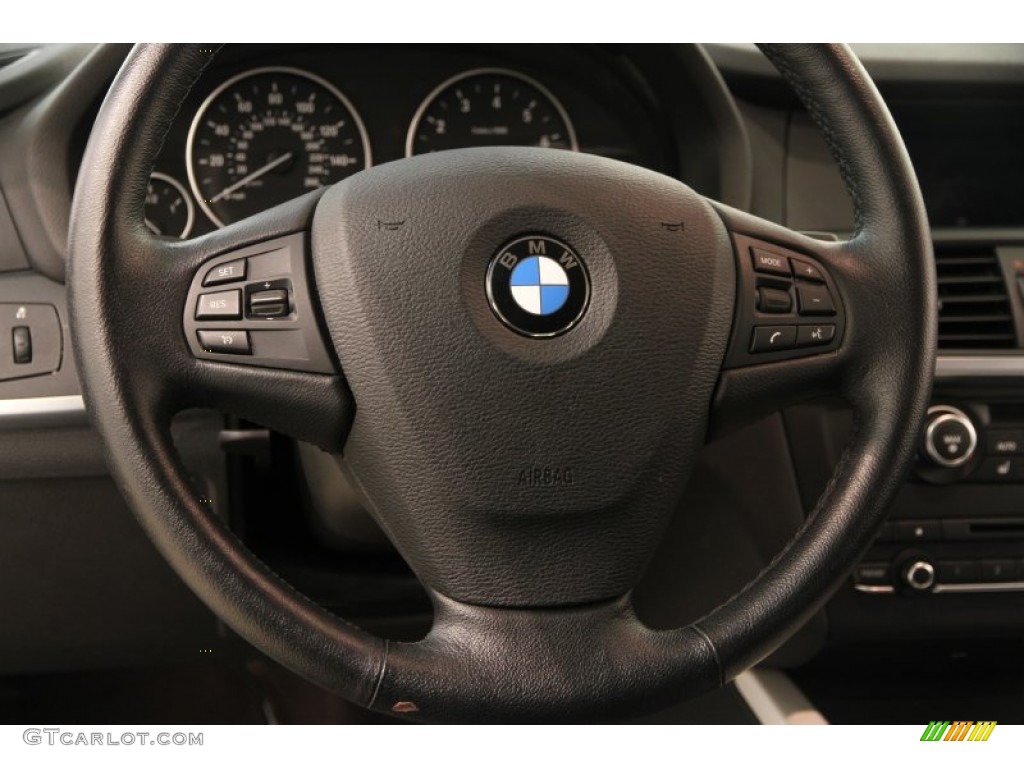2013 X3 xDrive 28i - Space Gray Metallic / Black photo #6