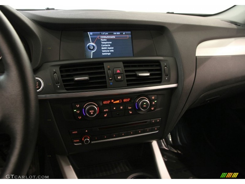 2013 X3 xDrive 28i - Space Gray Metallic / Black photo #8