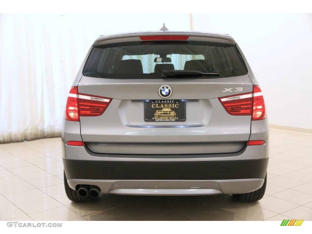 2013 X3 xDrive 28i - Space Gray Metallic / Black photo #18