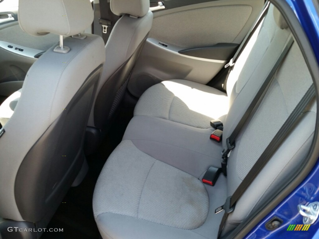 2013 Accent GLS 4 Door - Marathon Blue / Gray photo #11