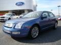 2009 Sport Blue Metallic Ford Fusion SEL Blue Suede  photo #6