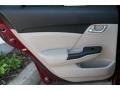 Crimson Pearl - Civic LX Sedan Photo No. 21