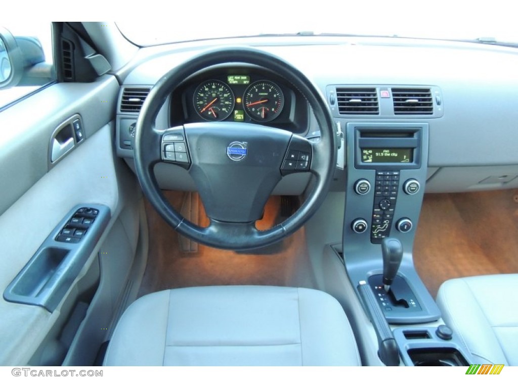 2008 S40 2.4i - Barents Blue Metallic / Umbra Brown/Quartz Beige photo #9
