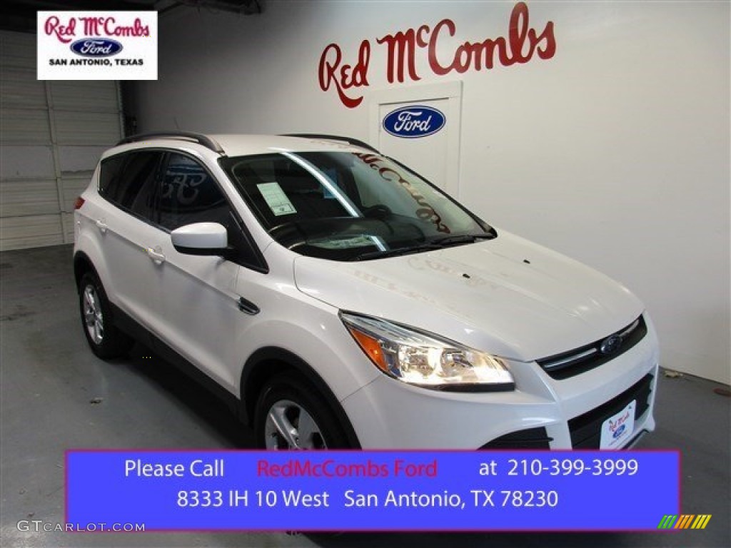 2016 Escape SE - White Platinum Metallic / Charcoal Black photo #1