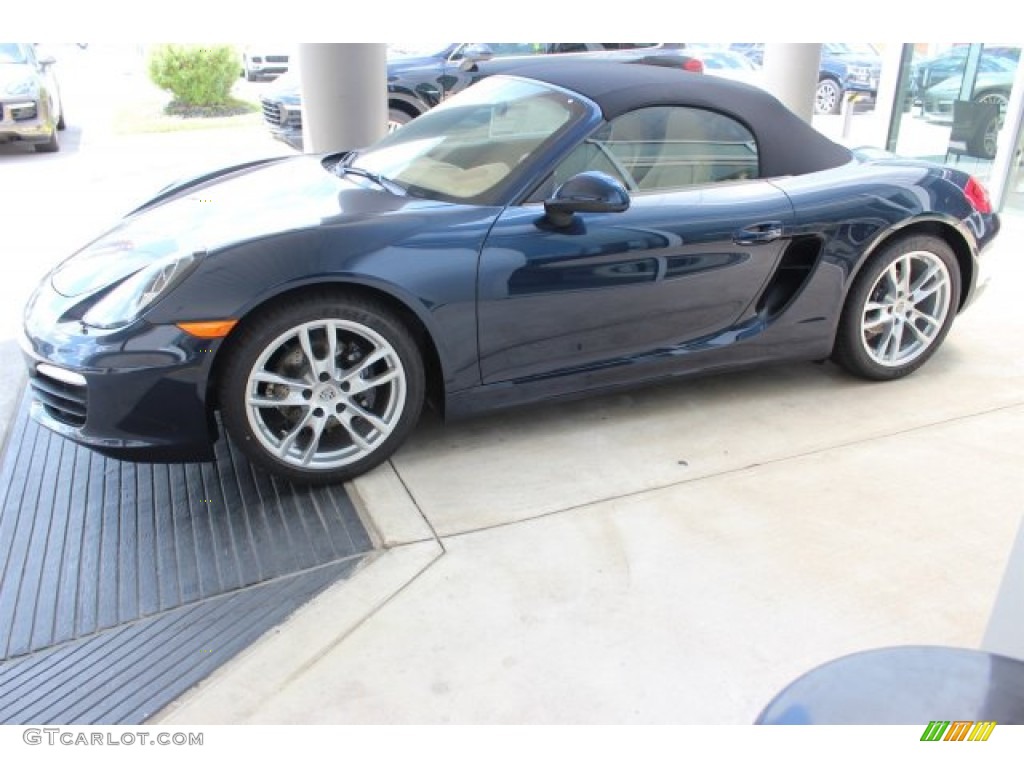 Dark Blue Metallic 2016 Porsche Boxster Standard Boxster Model Exterior Photo #105859337