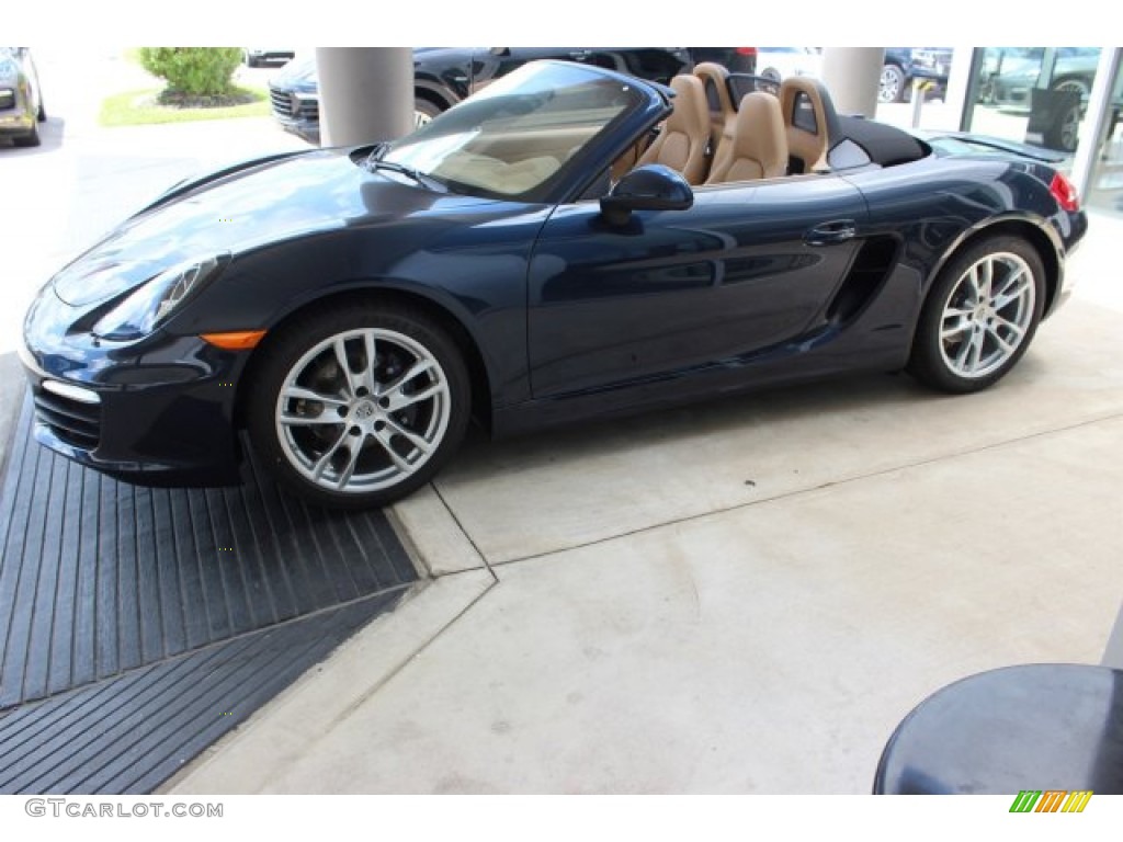 Dark Blue Metallic 2016 Porsche Boxster Standard Boxster Model Exterior Photo #105859418