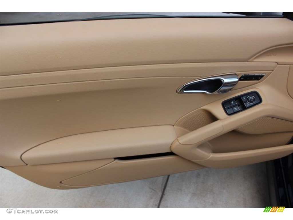 2016 Porsche Boxster Standard Boxster Model Luxor Beige Door Panel Photo #105859490