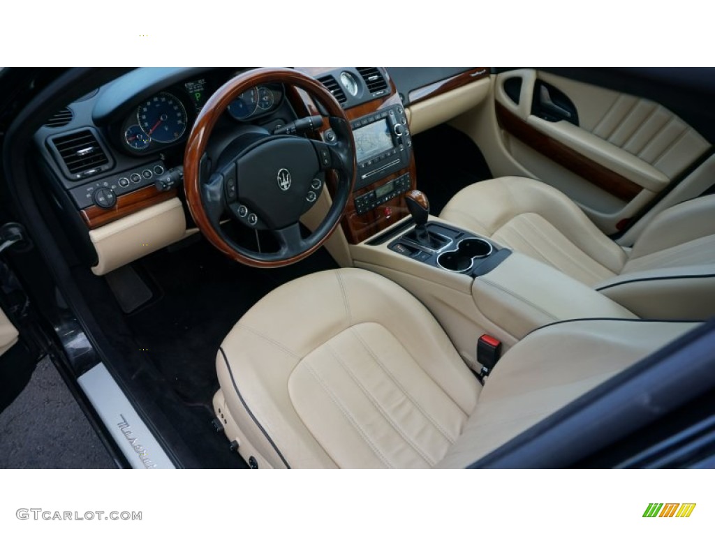 Beige Interior 2010 Maserati Quattroporte Standard Quattroporte Model Photo #105859617