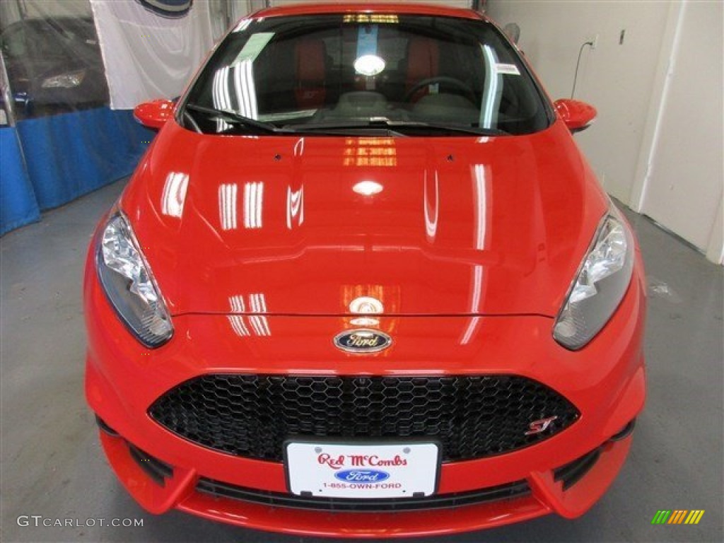 2015 Fiesta ST Hatchback - Molten Orange / ST Recaro Molten Orange photo #2