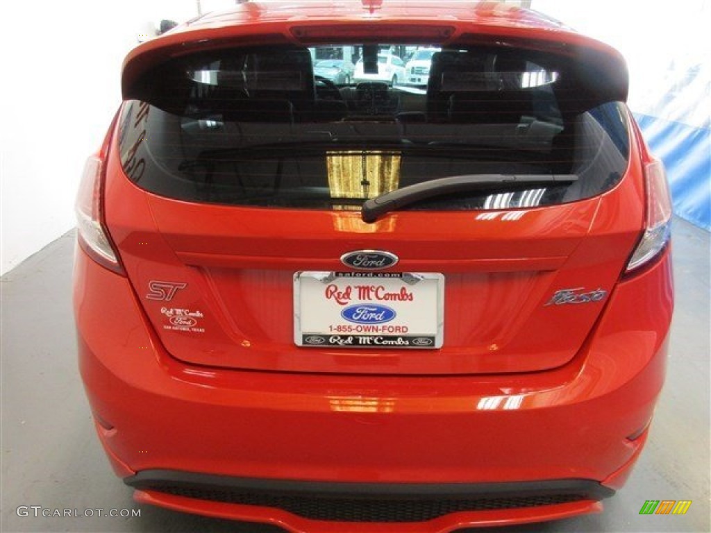 2015 Fiesta ST Hatchback - Molten Orange / ST Recaro Molten Orange photo #5