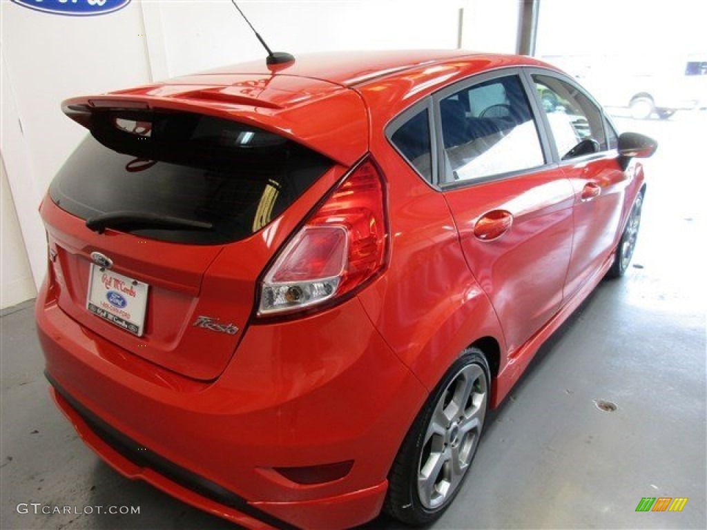 2015 Fiesta ST Hatchback - Molten Orange / ST Recaro Molten Orange photo #8