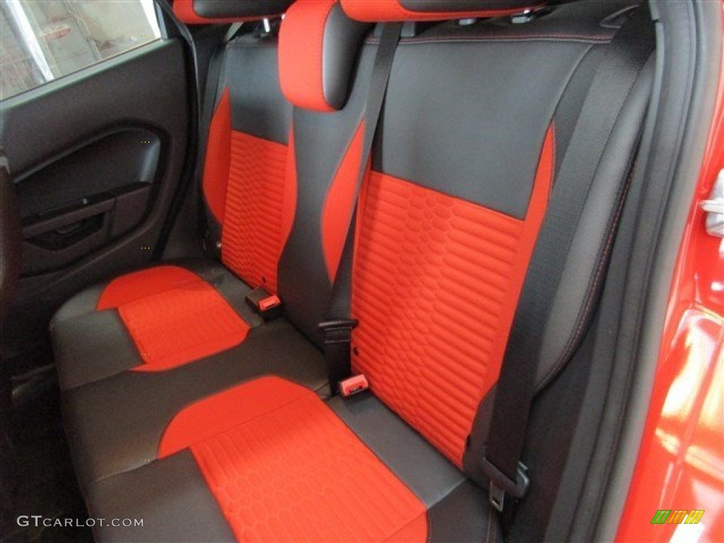 2015 Ford Fiesta ST Hatchback Rear Seat Photo #105860028