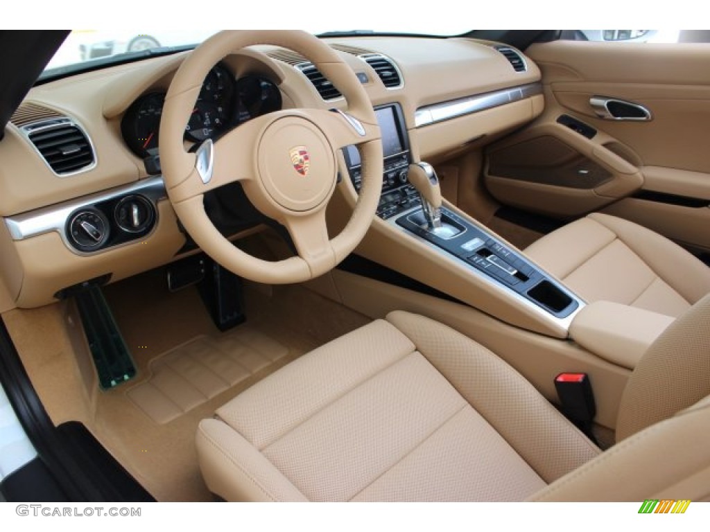 Luxor Beige Interior 2016 Porsche Boxster Standard Boxster Model Photo #105860282