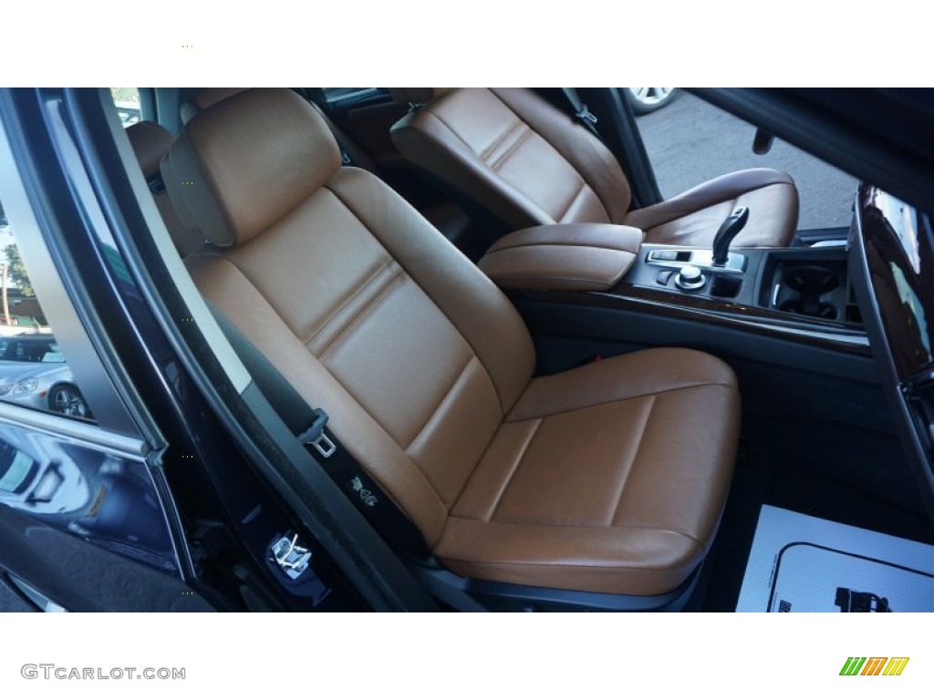 2008 X5 3.0si - Monaco Blue Metallic / Tobacco photo #8