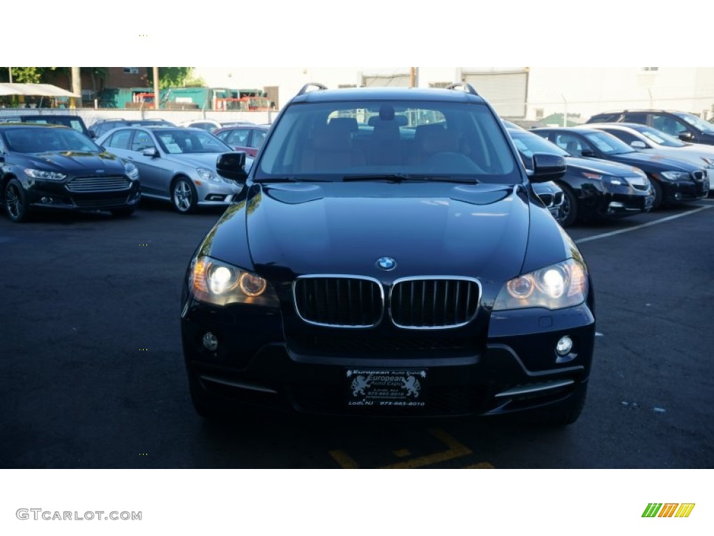 2008 X5 3.0si - Monaco Blue Metallic / Tobacco photo #16