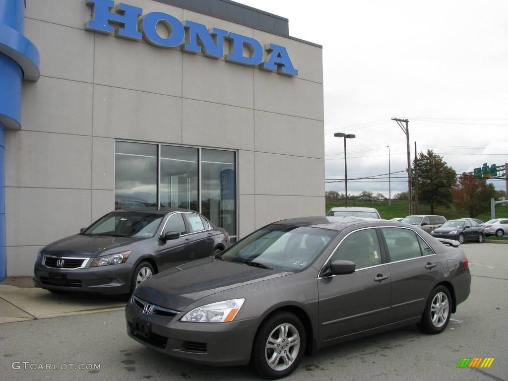 2007 Accord EX Sedan - Carbon Bronze Pearl / Ivory photo #1