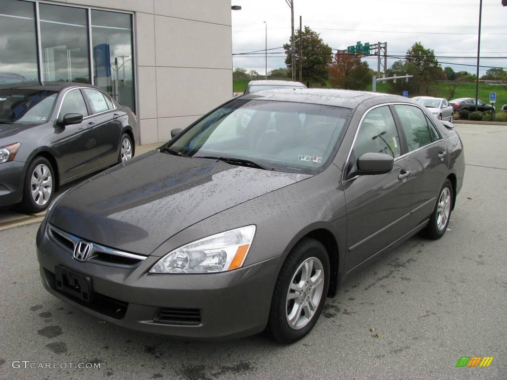 2007 Accord EX Sedan - Carbon Bronze Pearl / Ivory photo #2