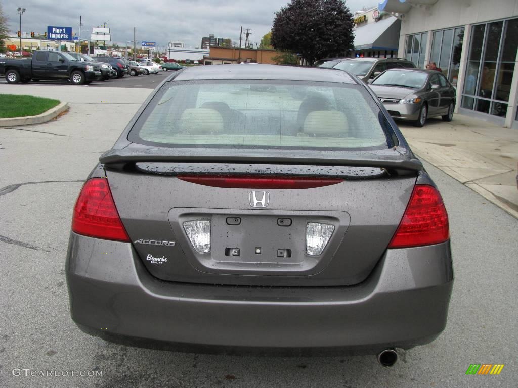 2007 Accord EX Sedan - Carbon Bronze Pearl / Ivory photo #5