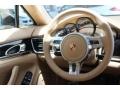 Luxor Beige 2016 Porsche Panamera 4 Edition Steering Wheel