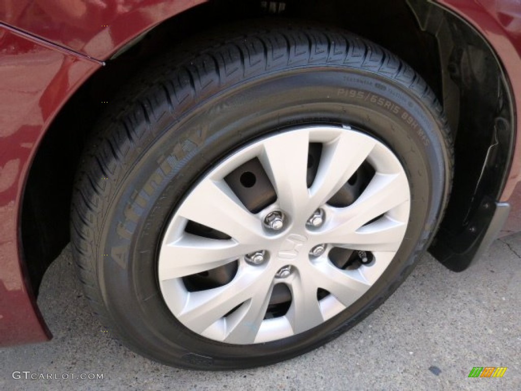 2012 Civic LX Sedan - Rallye Red / Beige photo #8