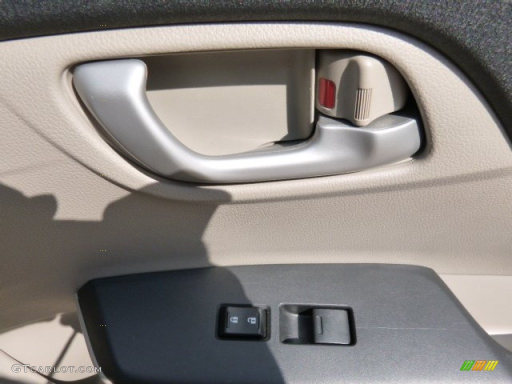 2012 Civic LX Sedan - Rallye Red / Beige photo #15