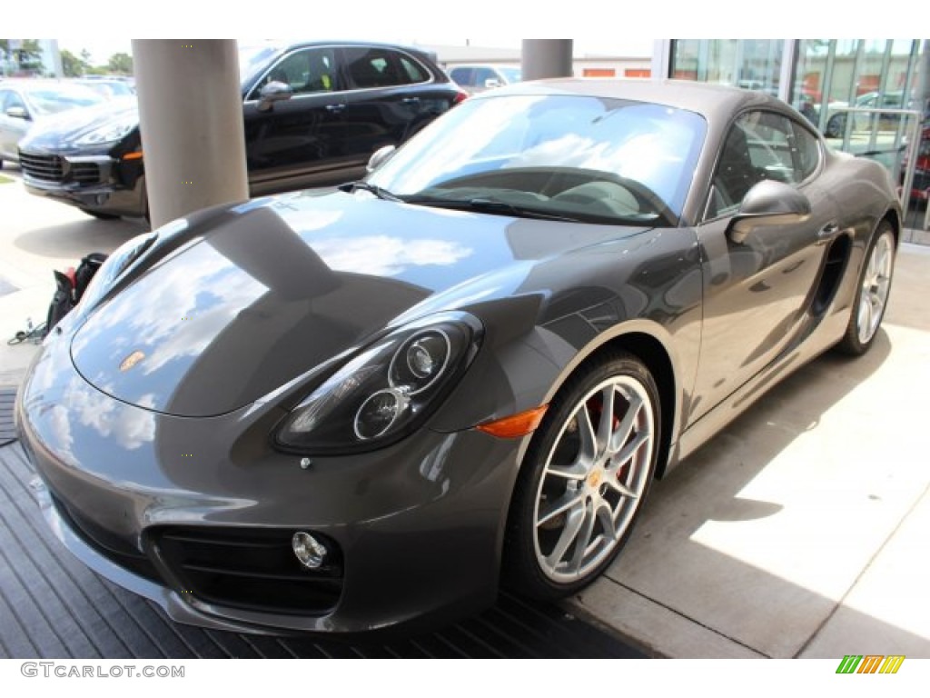 Agate Grey Metallic 2016 Porsche Cayman S Exterior Photo #105862445