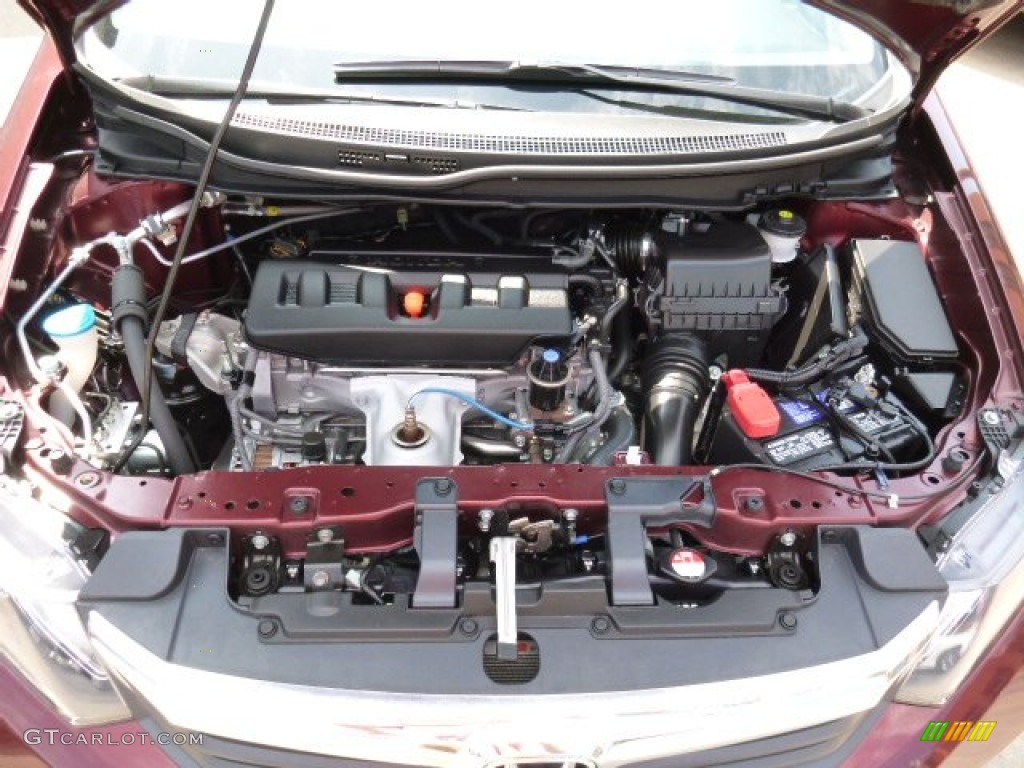 2012 Civic LX Sedan - Rallye Red / Beige photo #18