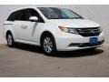 2015 White Diamond Pearl Honda Odyssey EX-L  photo #1