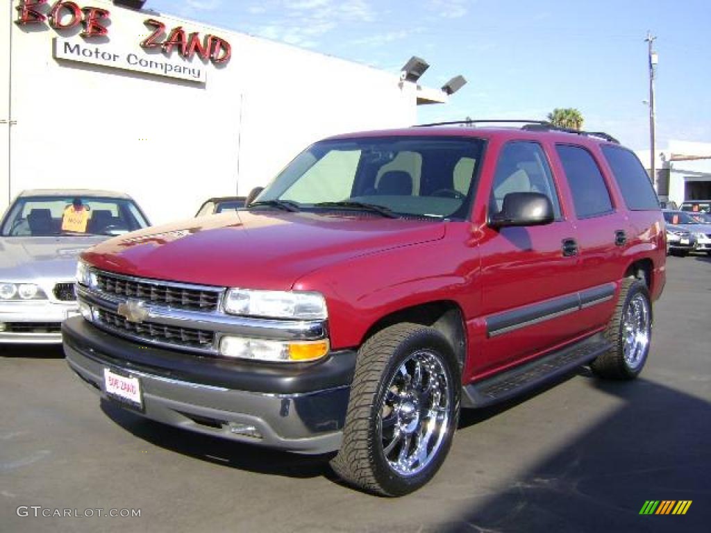 2004 Tahoe LS - Sport Red Metallic / Gray/Dark Charcoal photo #1