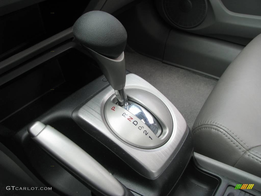 2007 Civic EX Coupe - Galaxy Gray Metallic / Gray photo #15