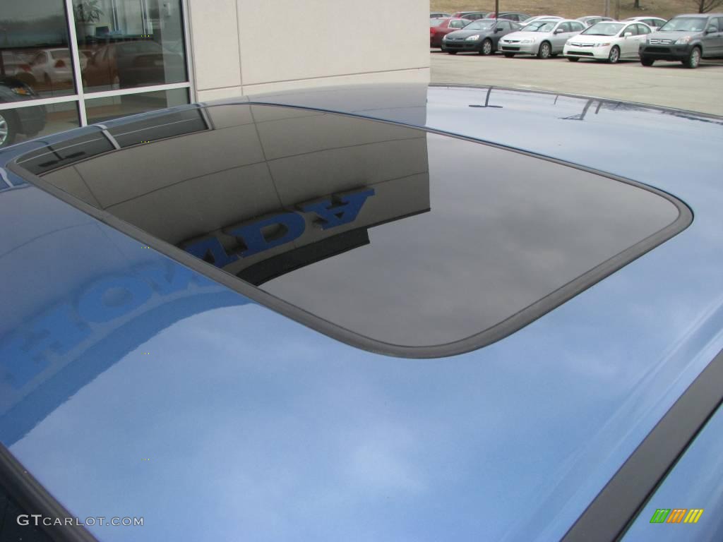 2007 Civic EX Sedan - Atomic Blue Metallic / Gray photo #7