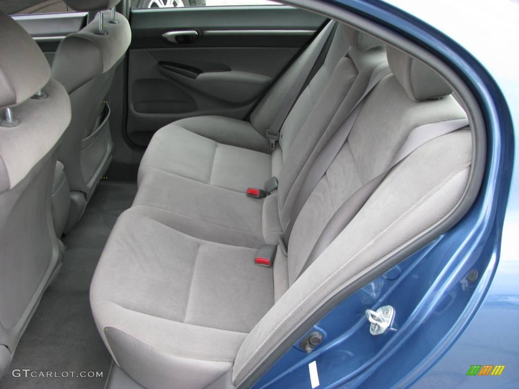 2007 Civic EX Sedan - Atomic Blue Metallic / Gray photo #14