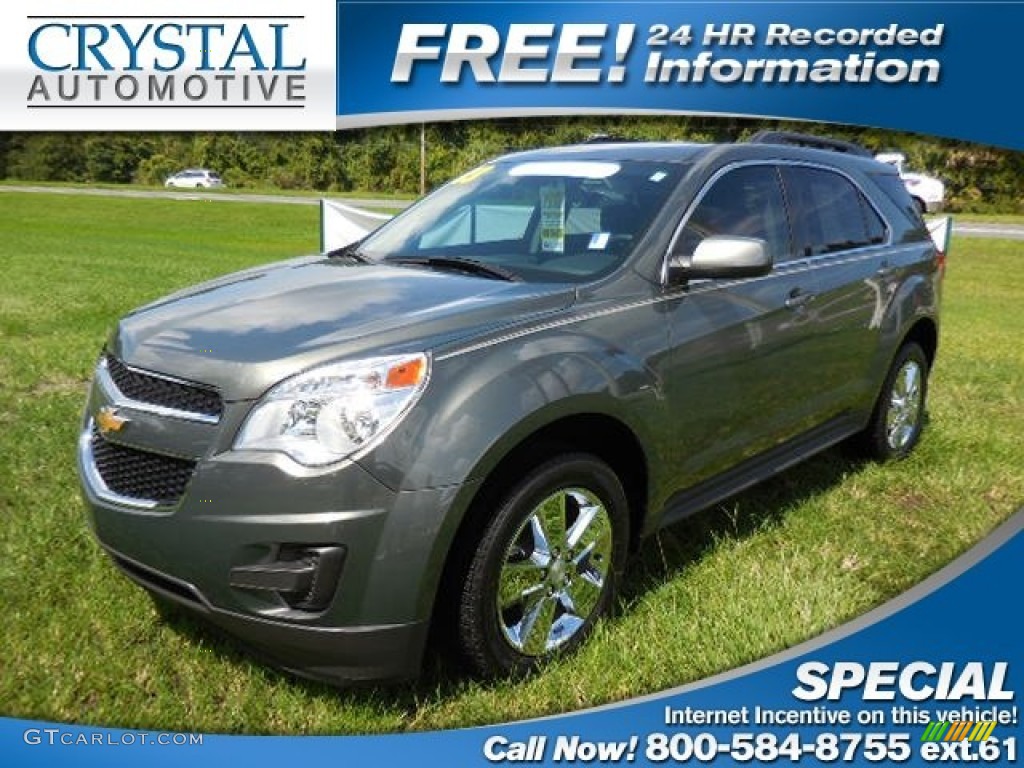 2013 Equinox LT - Ashen Gray Metallic / Light Titanium/Jet Black photo #1