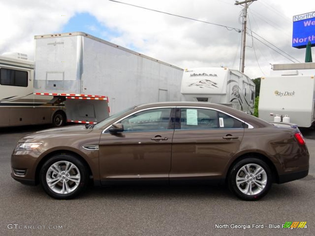 2015 Taurus SEL - Caribou Metallic / Charcoal Black photo #2
