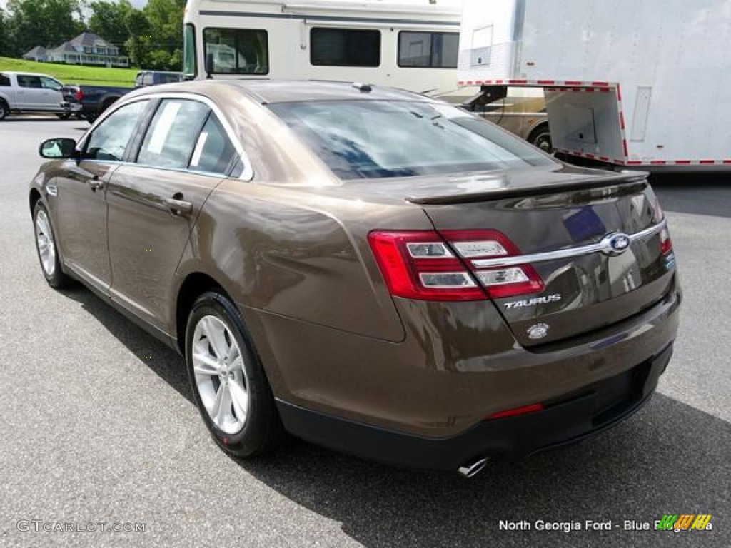 2015 Taurus SEL - Caribou Metallic / Charcoal Black photo #3