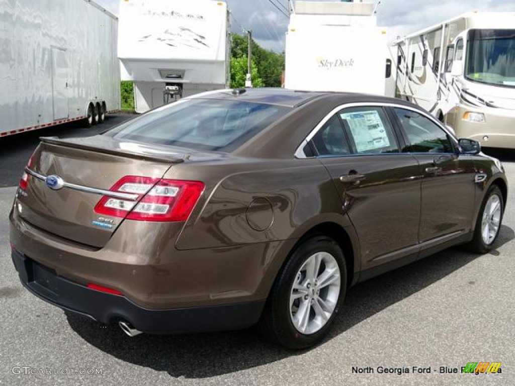 2015 Taurus SEL - Caribou Metallic / Charcoal Black photo #5