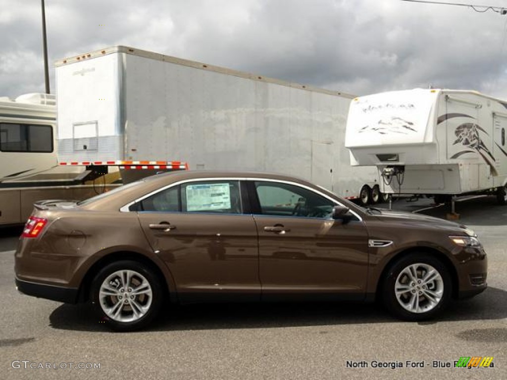 2015 Taurus SEL - Caribou Metallic / Charcoal Black photo #6