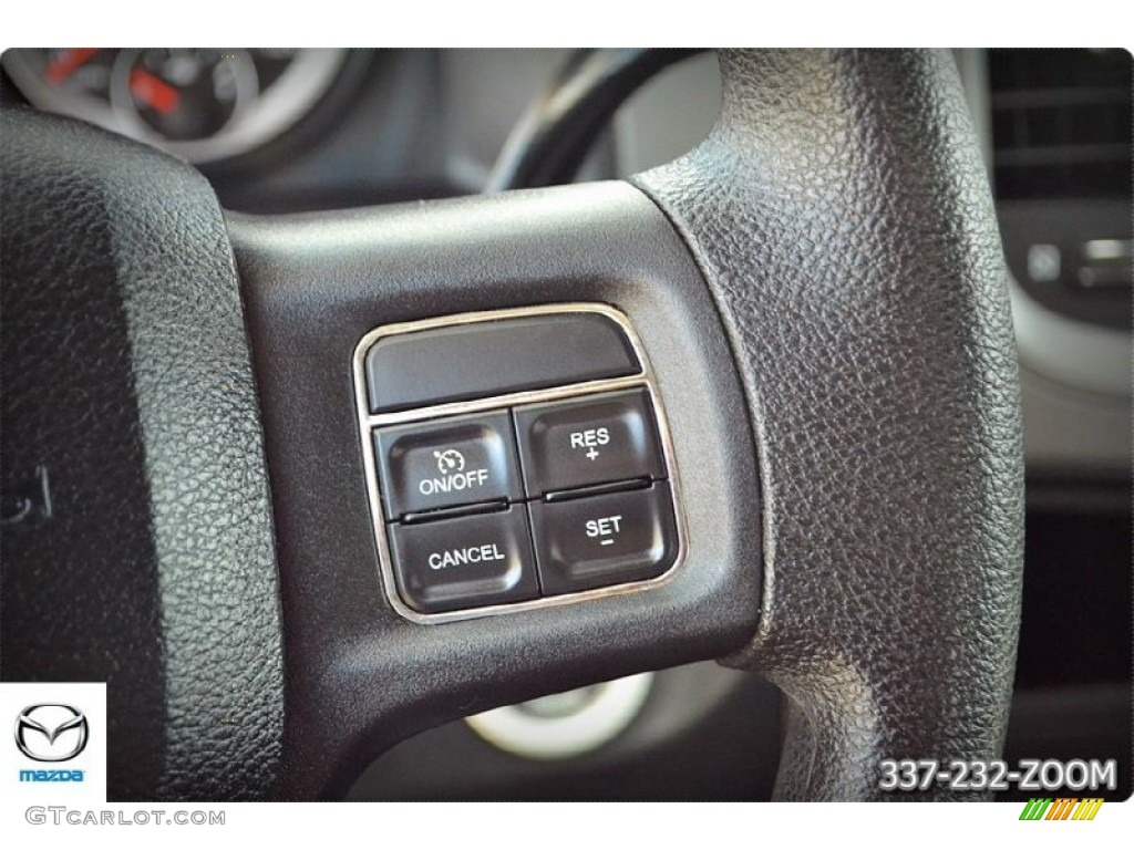 2013 1500 Tradesman Quad Cab - Bright White / Black/Diesel Gray photo #20