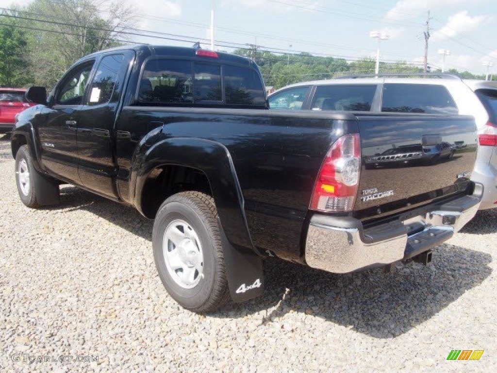 2015 Tacoma V6 Access Cab 4x4 - Black / Graphite photo #3