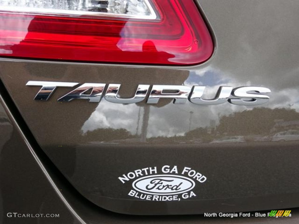 2015 Taurus SEL - Caribou Metallic / Charcoal Black photo #36