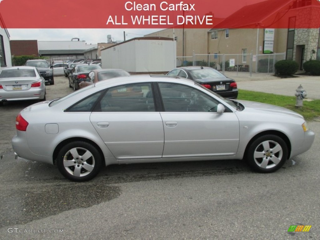 2003 A6 3.0 quattro Sedan - Light Silver Metallic / Ebony photo #2