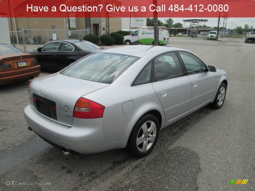 2003 A6 3.0 quattro Sedan - Light Silver Metallic / Ebony photo #3