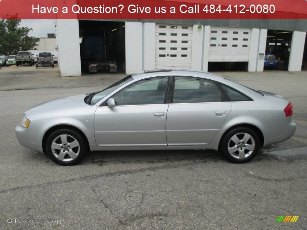 2003 A6 3.0 quattro Sedan - Light Silver Metallic / Ebony photo #7