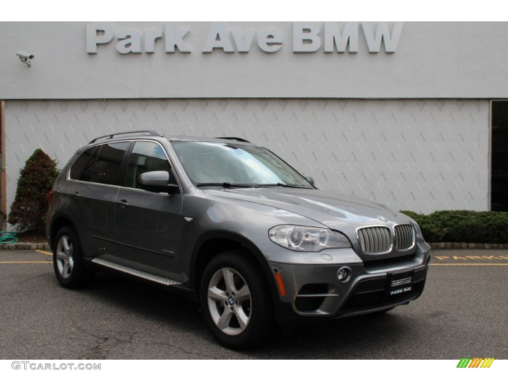 2012 X5 xDrive50i - Space Gray Metallic / Oyster photo #1