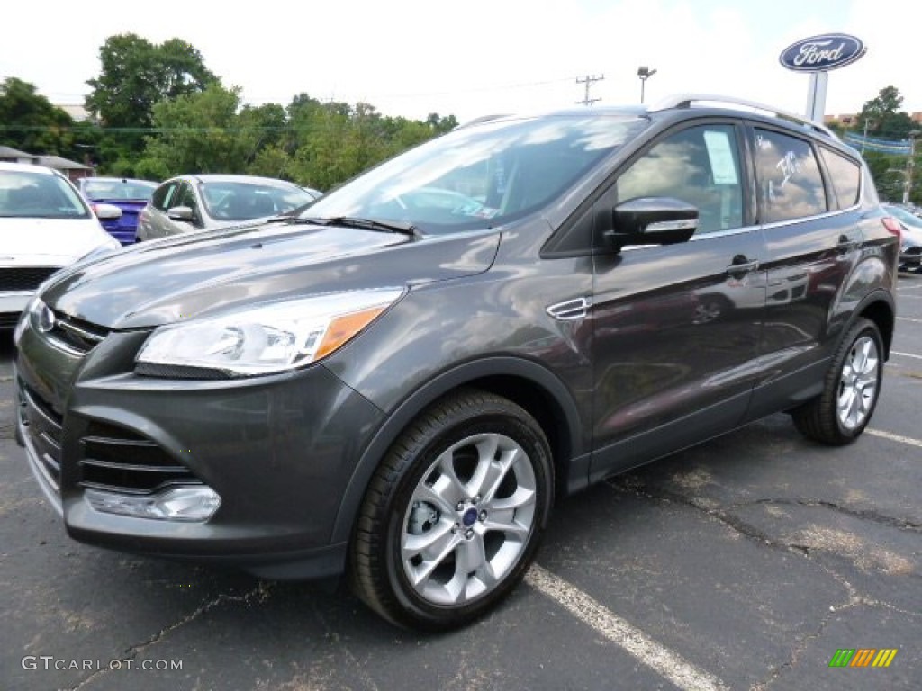 2016 Escape Titanium 4WD - Magnetic Metallic / Charcoal Black photo #5