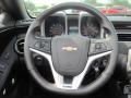Black 2013 Chevrolet Camaro ZL1 Convertible Steering Wheel